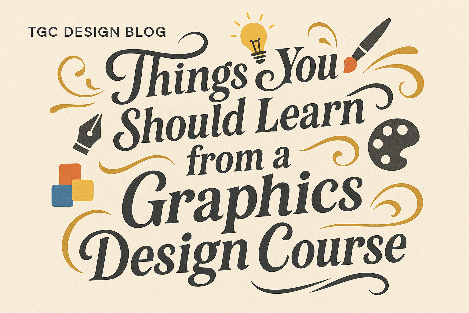 Things You Should Learn from a Graphics Design Course